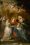 Peter Paul Rubens Ildefonso altar Spain oil painting artist